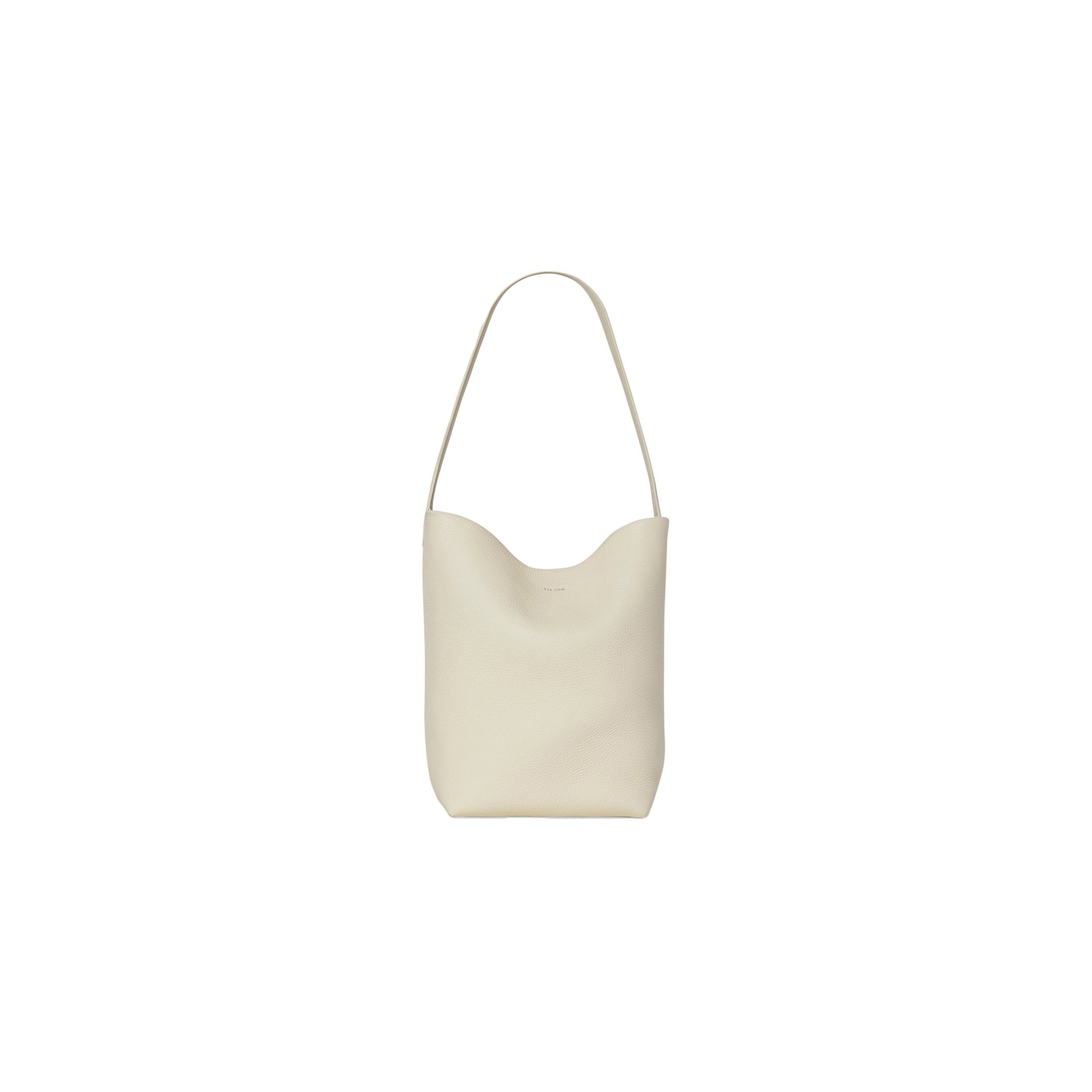 THE ROW MEDIUM NS PARK TOTE BAG IN LEATHER IVORY W1313L129IVPD (33*28*15cm)